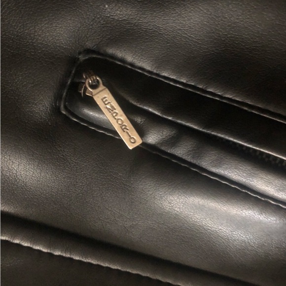 Emporio E.G.A. Black Leather Jacket - Picture 3 of 12